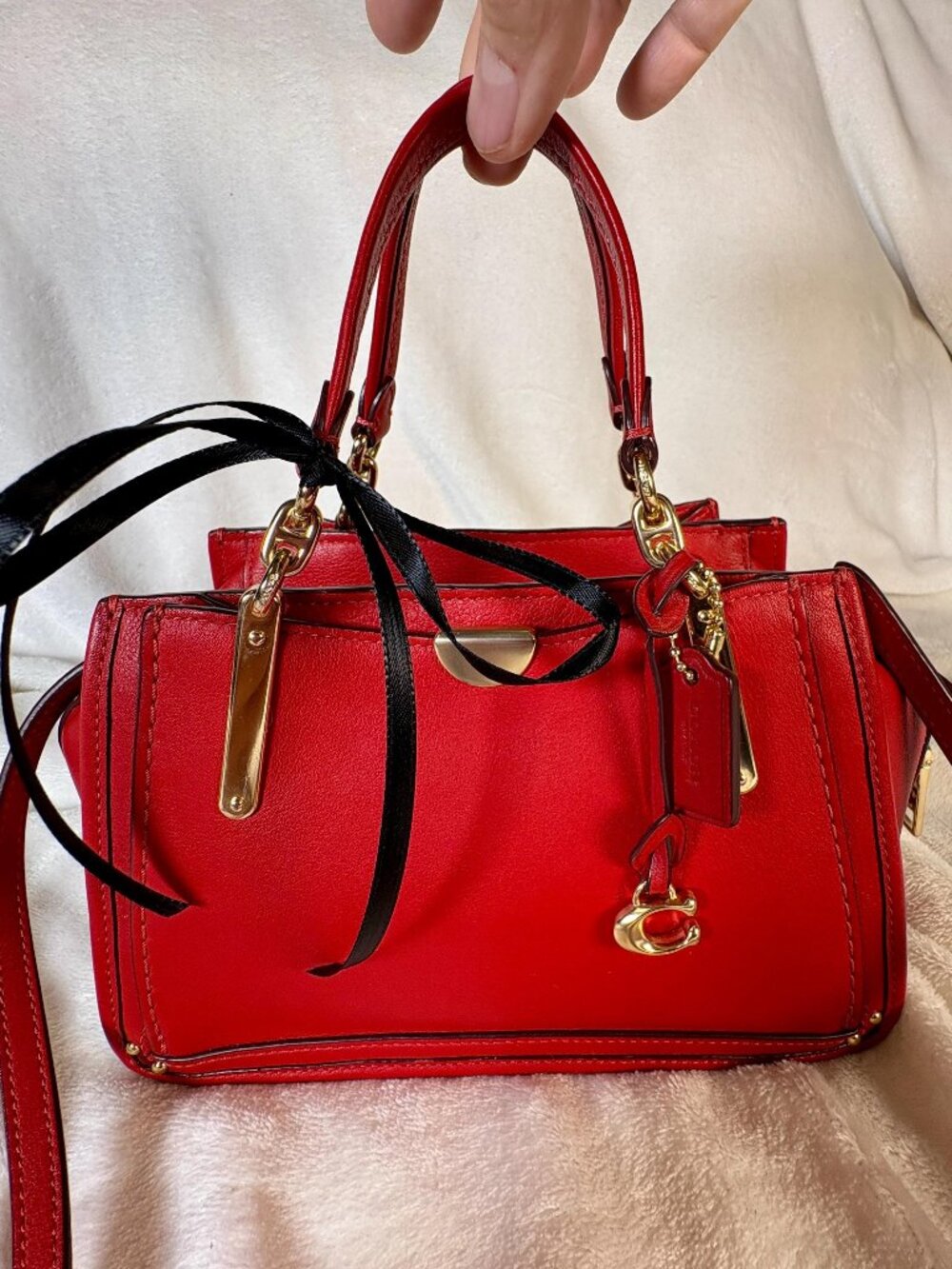Coach Dreamer 21 Satchel in Red Jasper